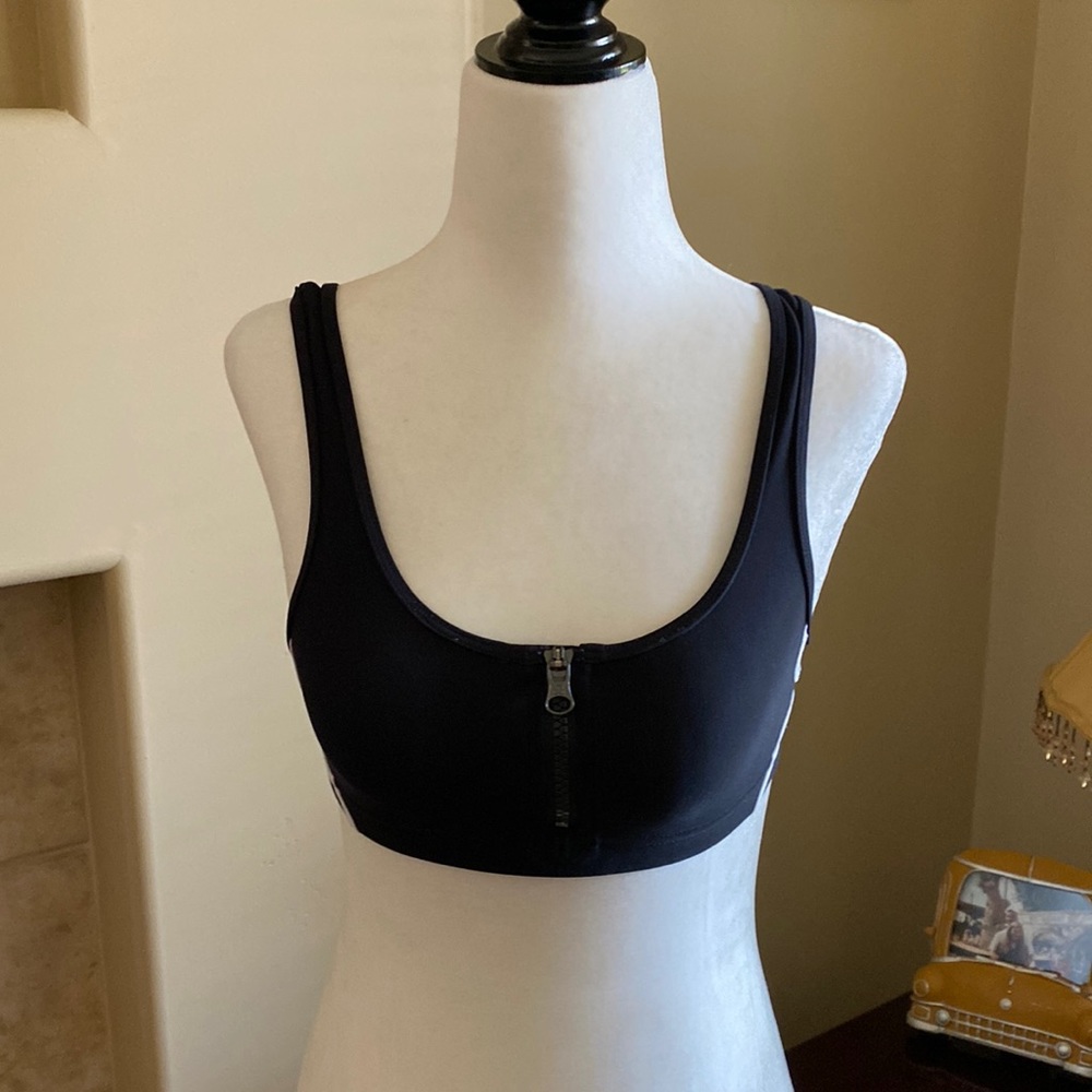 Lululemon Black & White Bikini Top